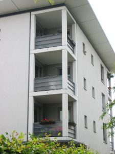 Balkonverkleidung Acrylglas Plexiglas Windschutz