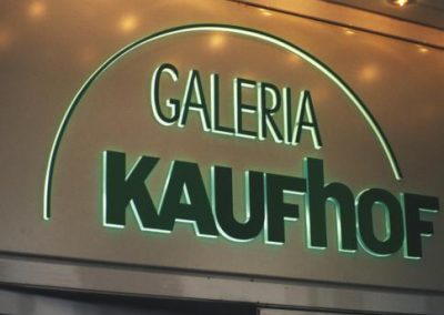 Galeriea Kaufhof Außenwerbung, Hamburg, Berlin, Düsseldorf, Frankfurt, Hannover