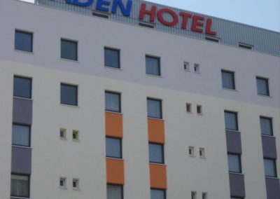Leuchtwerbung Aden-Hotel Hannover